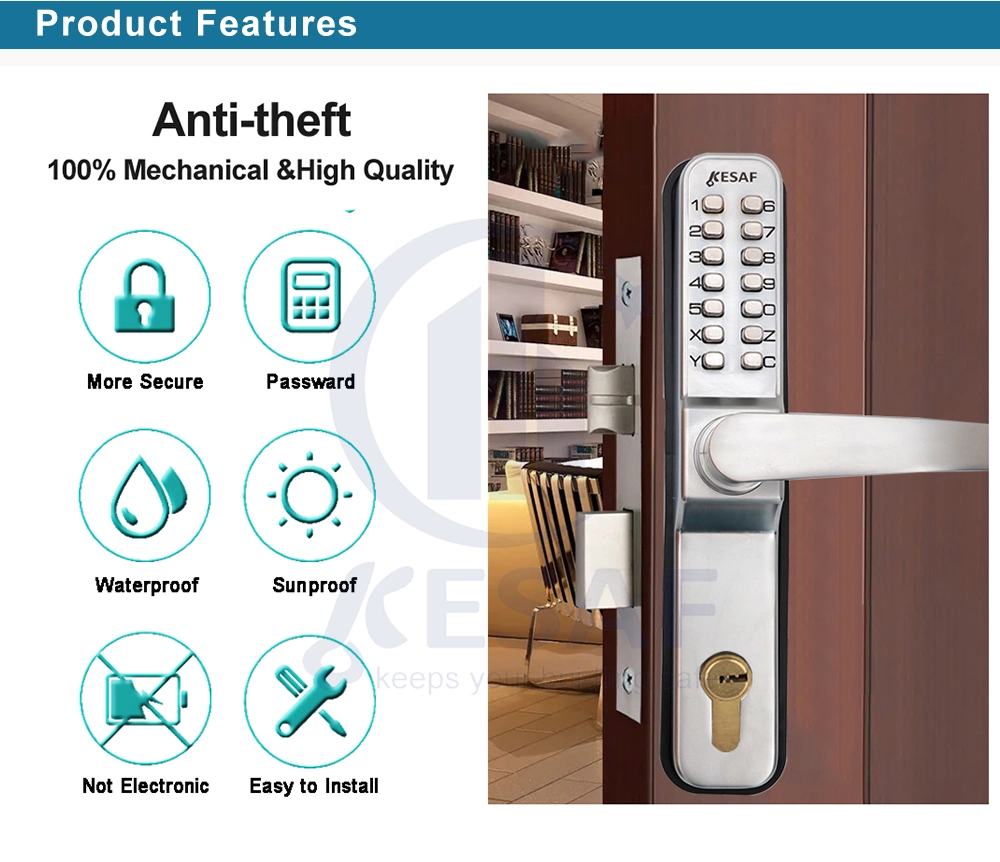 Intelligent Electric Handle Digital Door Locks