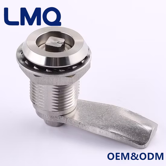 産業用エンクロージャおよびキャビネット用ステンレス鋼製圧縮カムロック 正方形 7mm