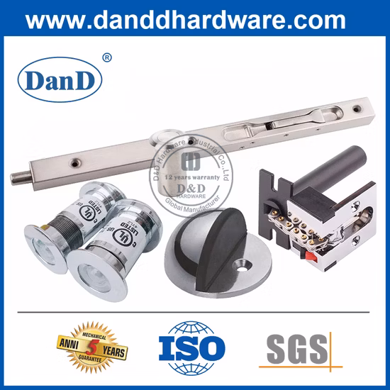 屋内ドア用シルバー亜鉛合金ドアロックチェーンアクセサリー